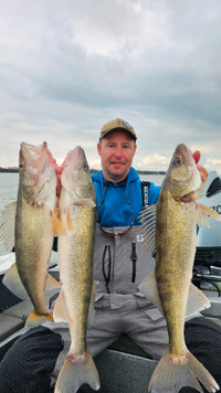 Guided walleye fishing trips. Fully licensed and insured.