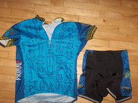 PRIMAL Size Large Men's Riding Jersey and Padded Shorts