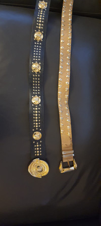 Leather belts for 26" waist (Versace look)