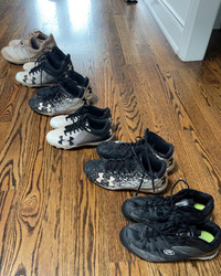 Baseball shoes various sizes