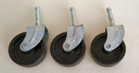7 Replacement CASTERS for CHAIR, TABLE, DESK, BED, etc.