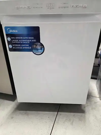 White dishwasher midea brand new , tested!, View more