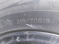 215/70 r 16 4 tires on rims fits Mitsubishi Outlander