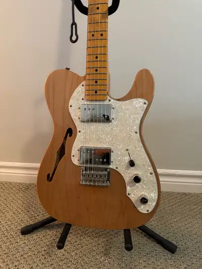 I’m currently selling my 70’s Squier Thinline telecaster. It’s in immaculate condition and has alway...