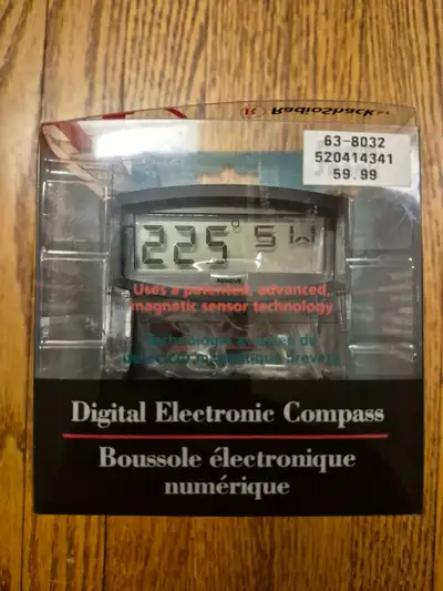 Radio Shack Digital Compass new in box