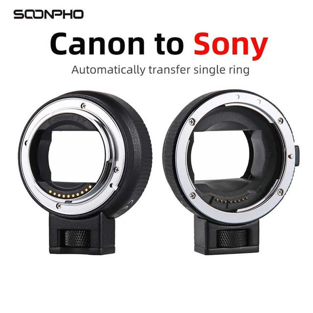 EF to NEX/E-Mount convertor for Canon  lenes on Sony in Cameras & Camcorders in Markham / York Region - Image 2