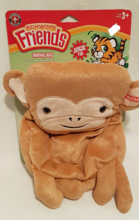 Schwinn Friends 11-inch Handlebar Monkey Bag - New!