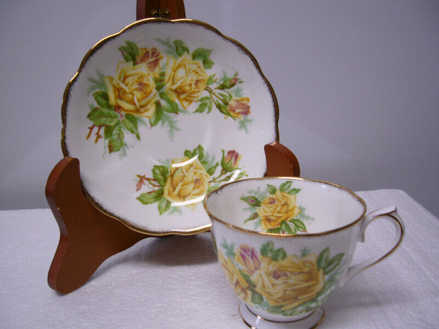 Vintage Footed Royal Albert “Tea Rose” Cup & Saucer in Arts & Collectibles in Dartmouth