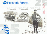 FAROÉ  ISLANDS. Feuillet  POSTVERK  FOROYA 1976-2001", 2001.