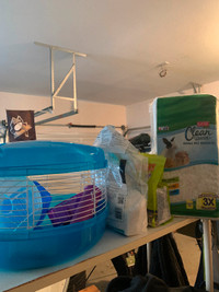 Hamster Cage and Supplies