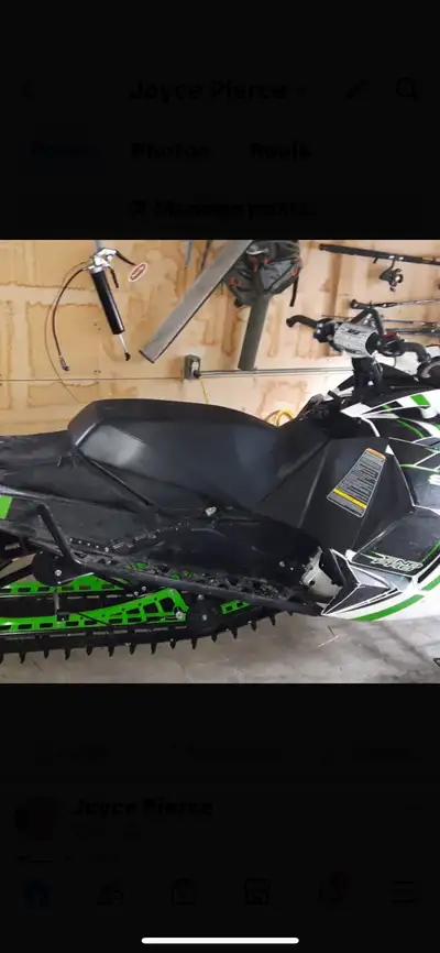 2015 -800 Artic Cat Limited Edition Hardly Used..Electric Start Reverse Telescopic Handel Bars 153 T...