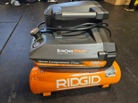 Rigid quiet air compressor 