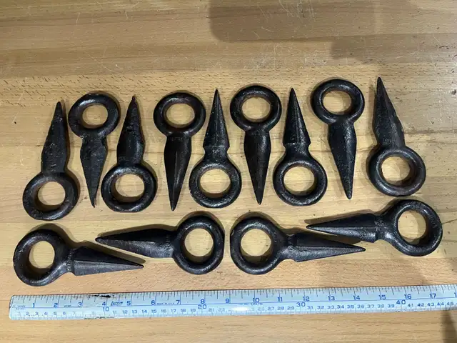 Antique raft spikes & Log Dogs, Soo Line and others in Hand Tools in North Bay - Image 5