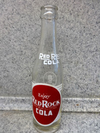 Rare Red Rock Cola Drink Bottle 7 oz.