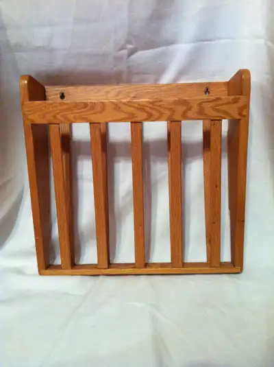 RARE WALL MAGAZINE RACK, View more