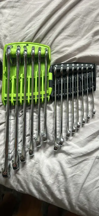Asking 700 obo for the set of wrenches barely got to use them and now have no need for them