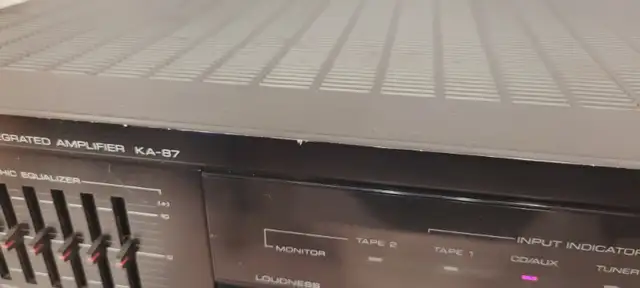 KENWOOD KA-87 INTEGRATED STEREO AMPLIFIER in Stereo Systems & Home Theatre in Mississauga / Peel Region - Image 5