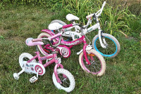 Girls bicycles