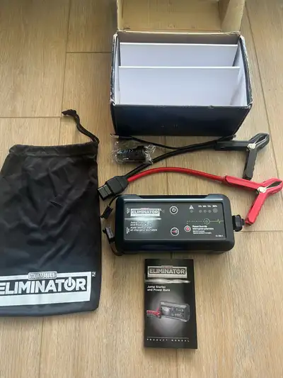 Bloc d’alimentation/démarreur de batterie MotoMaster Eliminator et chargeur portatif USB, batterie a...