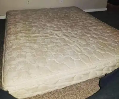 Mattress is extremely comfortable, good condition. Comes from smoke free, pet free home.