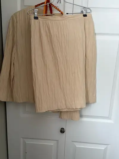 dresses beige is size 12 pink is size 10 blue silver is size 12, View more