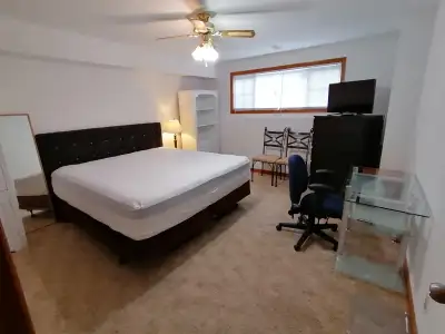 Furnished basement with separate entrance. Includes water, hydro, heat, internet, washer & dryer, 1...