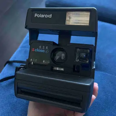 POLAROID OneStep Closeup 600 Instant Film Camera with Strap, View more