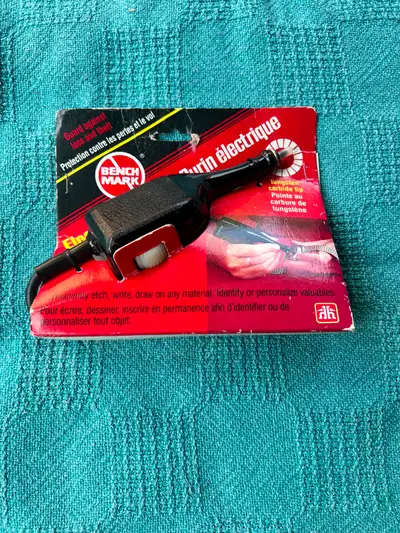 New Bench Mark electric engraver, View more