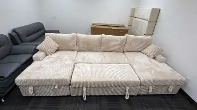 Corduroy Sectional Sofa, View more