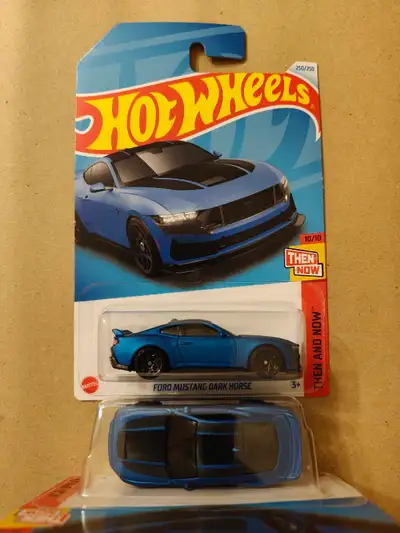 New Hot Wheels mainline Ford Mustang Dark Horse 1:64 diecast car, View more