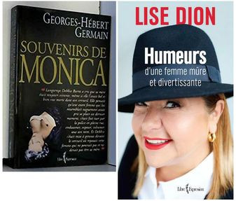 Livres Souvenirs de Monica, Lise Dion Books dans Art et objets de collection  à Longueuil/Rive Sud