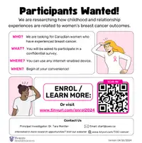 Seeking Volunteers for Breast Cancer Survey