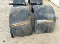  Two complete sets of plastic truck, fenders, mudflaps, and step