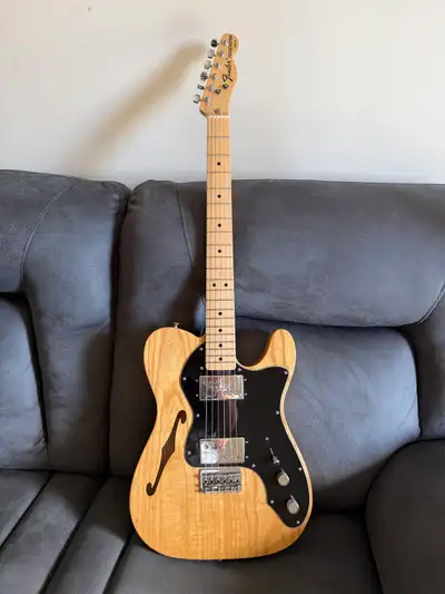 Selling my 2006 Fender ’72 Thinline Telecaster, Made in Mexico, from the 60th Anniversary era. Specs...