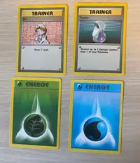 Pokémon Base Set cards from 1999
