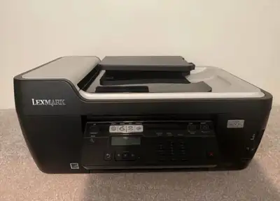 New top of the line Lexmark All in one Printer. Printer, scanner, and fax. Print cards and pictures....