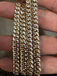 22” 14k SOLID Gold Prism Cut Miami Cuban Necklace Chain 57.88 gr