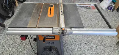 RIDGID 10 inch table saw, View more