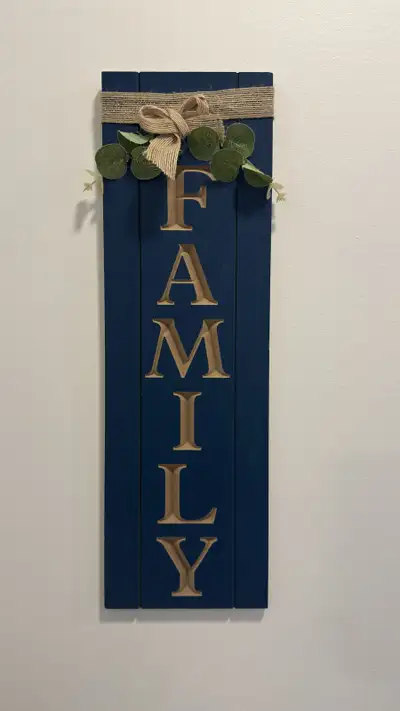 Rustic "FAMILY" Wooden Wall Decor / Sign, View more