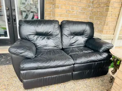 Two Seat Leather Recliner in Milton, View more