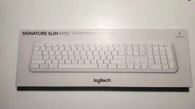 (Brand New Sealed) Logitech K950 Wireless Keyboard White, View more