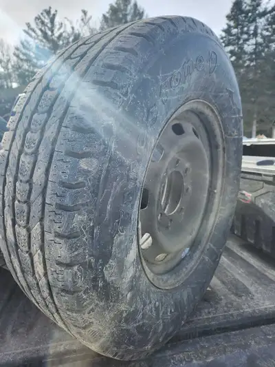 Winter tires 8 bolt dodge rims