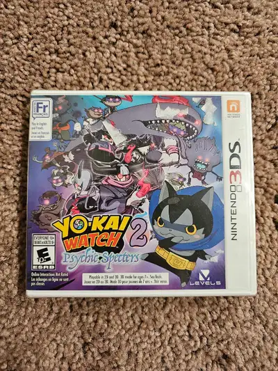 Brand new factory sealed. Nintendo 3ds yo kai watch 2 psychic specters. The game and seal are mint....