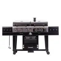 Pit Boss Memphis 2 Ultimate 4-in-1 Gas & Charcoal Combo Grill wi