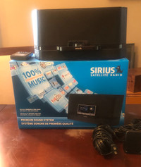 Sirius XM satellite radio sound system
