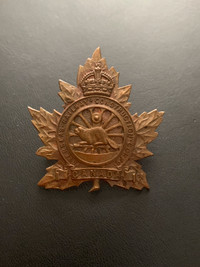 Overseas Railway Construction Corps Cap Badge and Collar