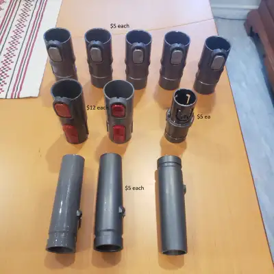 Dyson tool adapters see each price on picture Many other parts, tools and some upright machines avai...