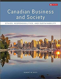 Canadian Business & Society 5E Sexty 9781260065916