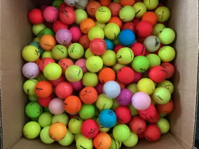 Coloured Golf Balls $10 for a dozen Deal, View more