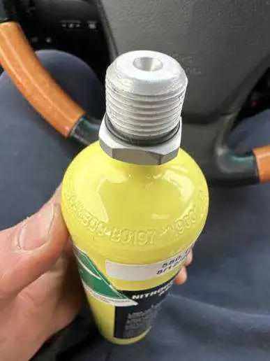 Refill Canister for your float vest Nitrogen filled steel model .